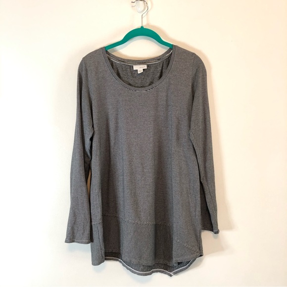 J. Jill Tops - J. Jill Pure Jill Striped Long Sleeve Tunic Size Small